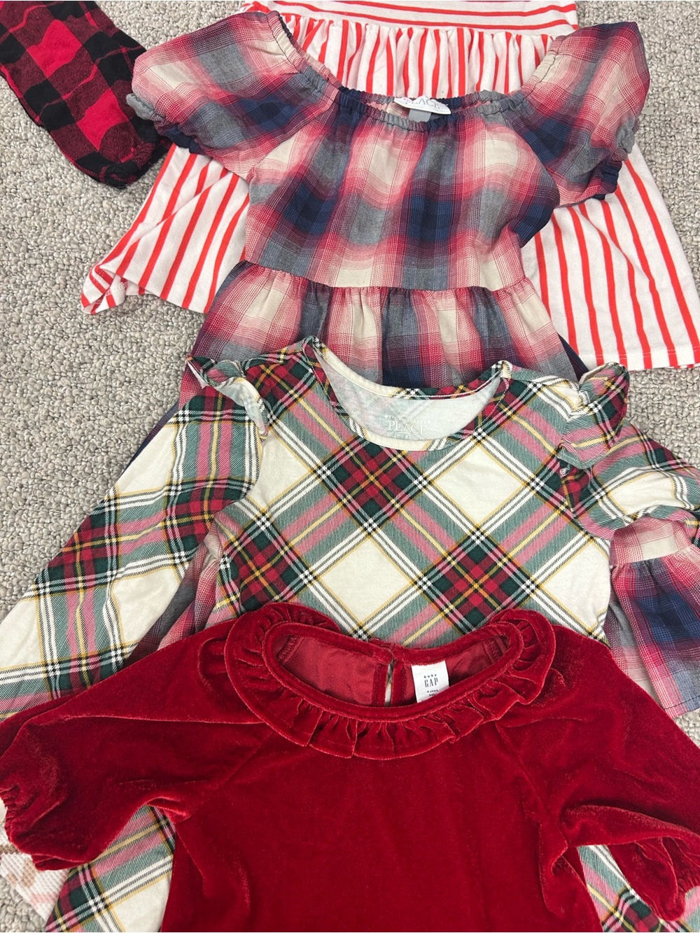 7 Piece Toddler Girl Size 4T Holiday Dress Bundle - Picture 6 of 8